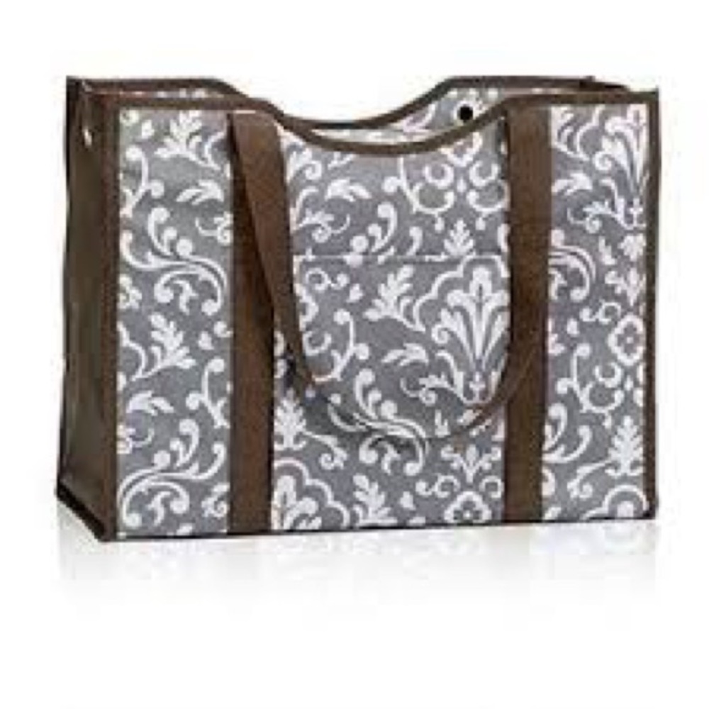 Thirty-One All Day Organizing Tote- Gray Parisian Pop